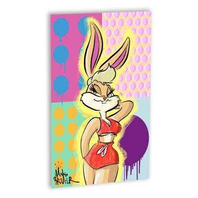 Bunny Canvas Wit_30 x 40 cm