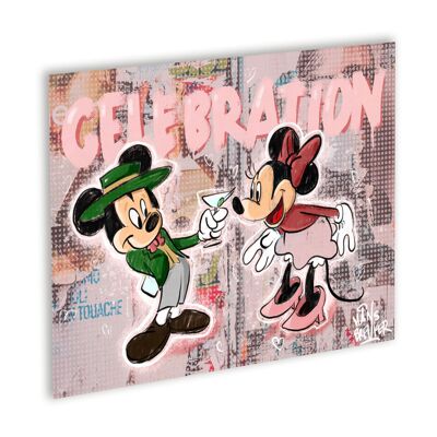 Celebration Canvas Zwart_80 x 60 cm