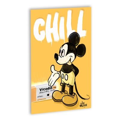 Chill Canvas Zwart_30 x 40 cm