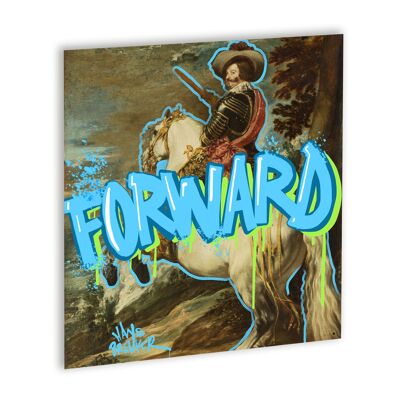Forward Canvas Wit_40 x 40 cm