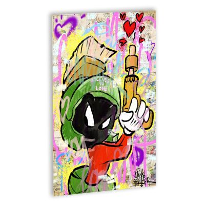 Licensed to love Canvas Wit_30 x 40 cm