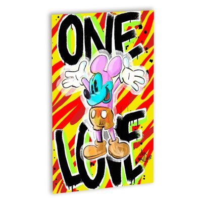 Mickey Yolo Canvas Wit_60 x 80 cm