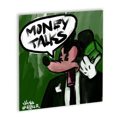 Money Talks Canvas Wit_40 x 40 cm