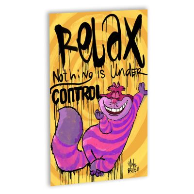 Relax Canvas Zwart_30 x 40 cm