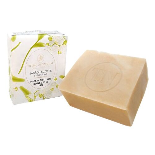 Sulphur Solid Soap - Handmade - 100 g - 100% natural ingredients