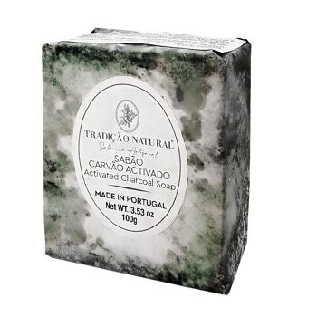 Savon Solide au Charbon Actif - Fait main - 100 g - Ingrédients 100% naturels 2