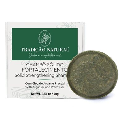 Solid Strengthening Shampoo - handmade - 70 g