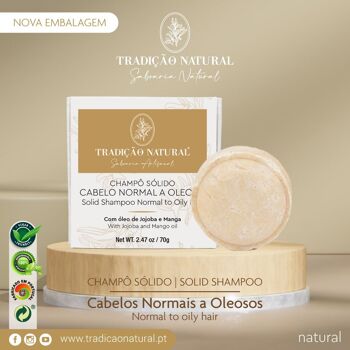 Shampoing Solide Cheveux Normaux à Gras - Fait Main - 70 g 2