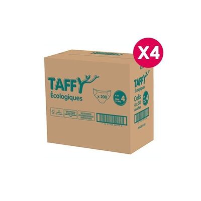 Maxi Taffy Pannolini Ecologici Taglia 4 - 7/18 Kg