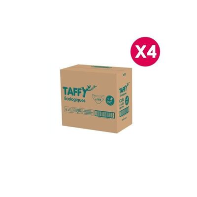 Maxi+ Pannolini ecologici Taffy Taglia 4+ - 9/20 Kg
