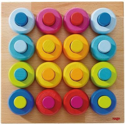 Pegging game Rings multicolored - HABA