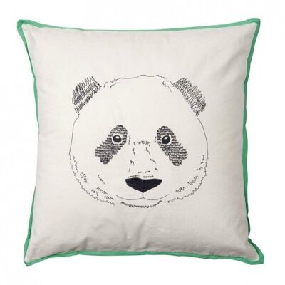 Mimi'Lou - Panda Embroidered Cushion