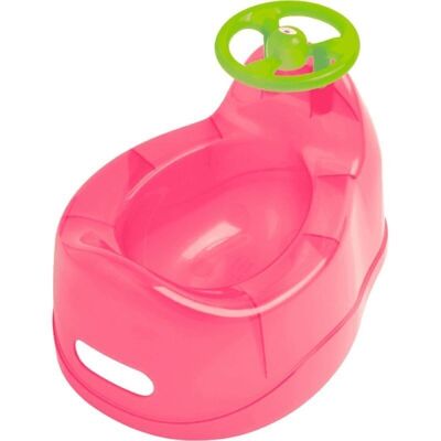 Baby potty with translucent pink flounce - dBb Remond