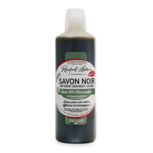 Savon noir hypoallergénique multi-usage, à l'huile d'olive, bidon de 5L, certifié ECOCERT