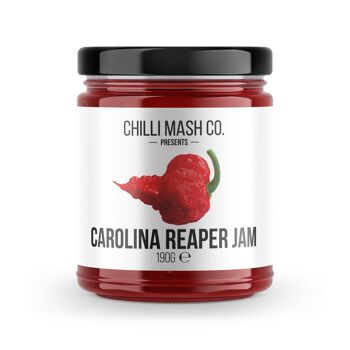 Confiture de chili Carolina Reaper | 190g | Entreprise de purée de piment | Le piment le plus fort du monde 4