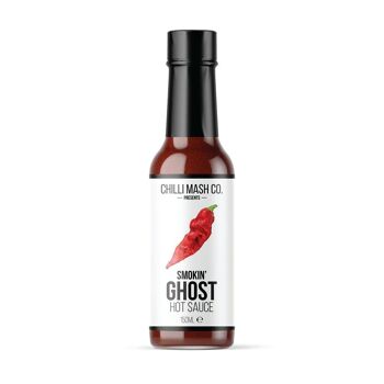 Sauce piquante au piment fantôme fumé | Chili Mash Company Ltd | 150ml 2