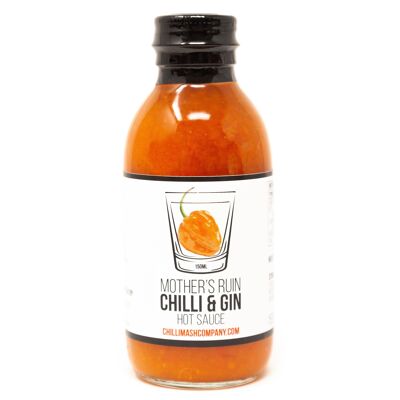 La rovina della madre | 150 ml | Chili Mash Company | Salsa piccante al gin e peperoncino