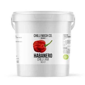 Confiture de piment Habanero | 1 kg | Entreprise de purée de piment | Température de cuisson moyenne 1