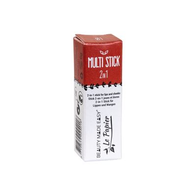 Multi stick 01 Red - 2en1 para labios y mejillas