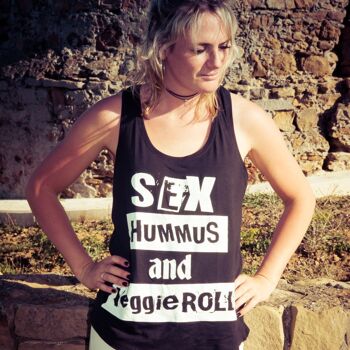 Gilet en bambou pour femme - Sex Hummus and Veggie Roll 2