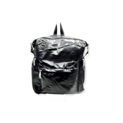 Metallic-Rucksack Maui schwarz