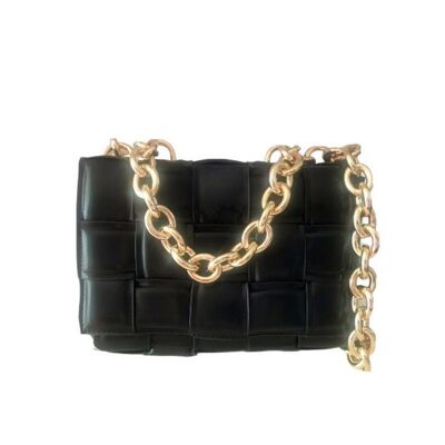 Bandolera Chain Trenzada black