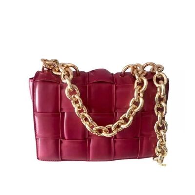 Clare Braided Chain Shoulder Bag