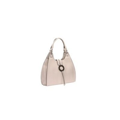 Borsa geometrica Lidia beige