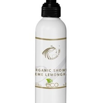 Organic shower creme lemongrass , sku052