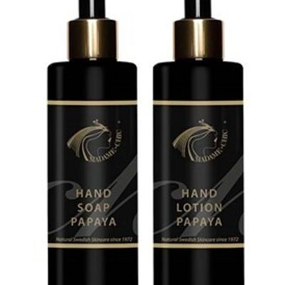 KIT DE MANOS PAPAYA, JABÓN + LOCIÓN, SKU089