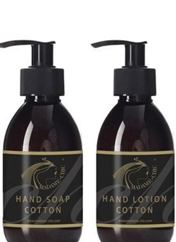 KIT MAINS COTON, SAVON + LOTION, SKU107