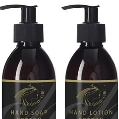 Hand kit cotton, soap + lotion , sku107