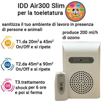Ozone pour les environnements IDD Air 300 Slim Idropet 2