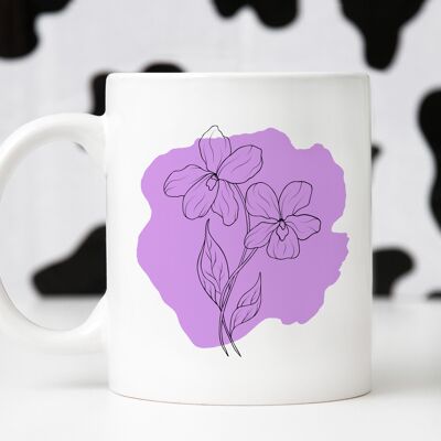 Tazza Birthflower di febbraio