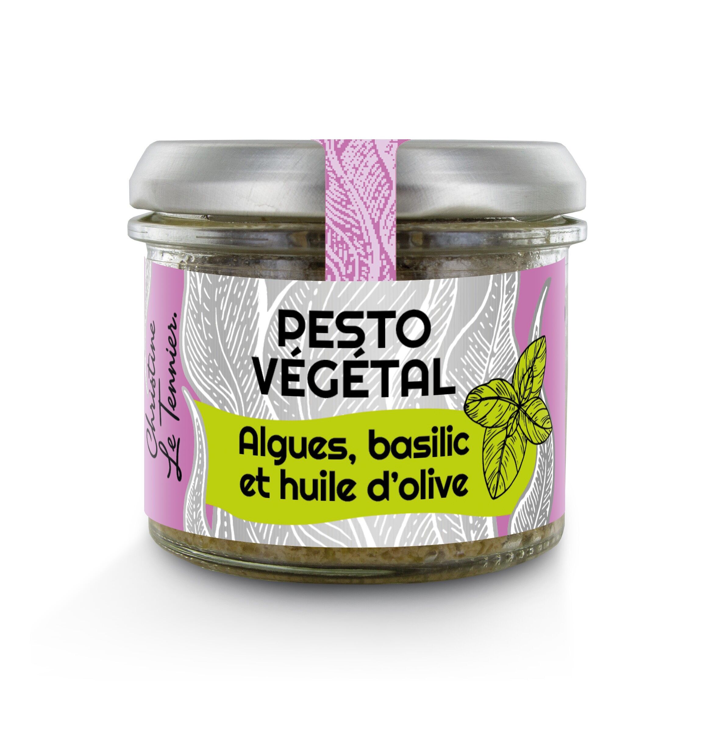 PESTO DI VERDURE Alghe, basilico e olio d'oliva
