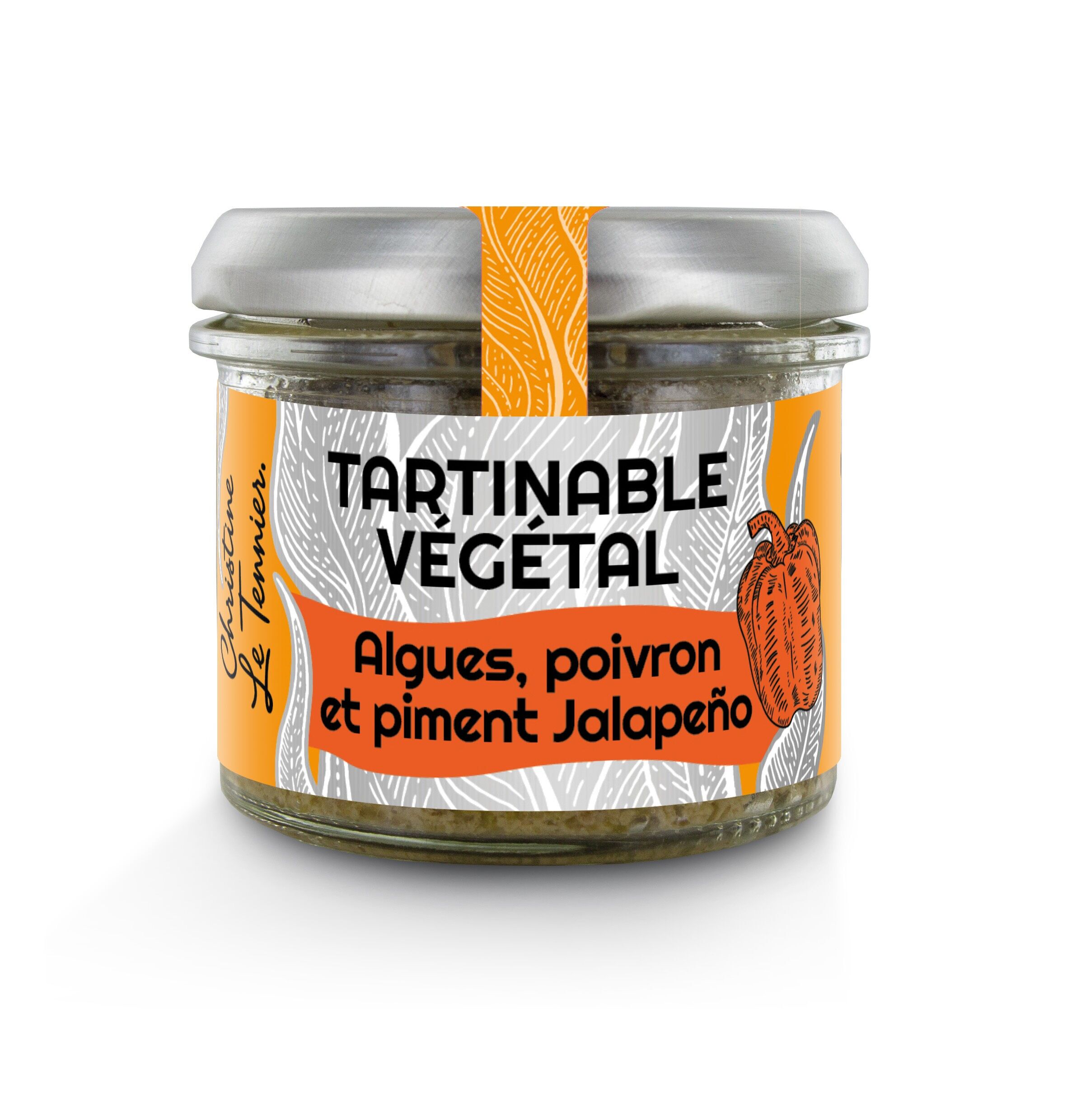 TARTA DE VERDURAS Algas, pimiento y chile jalapeño