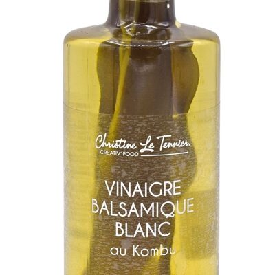 VINAIGRE BALSAMIQUE BLANC au Kombu