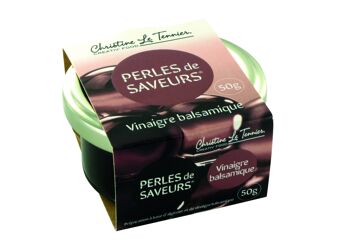 Perles de saveurs vinaigre balsamique 1