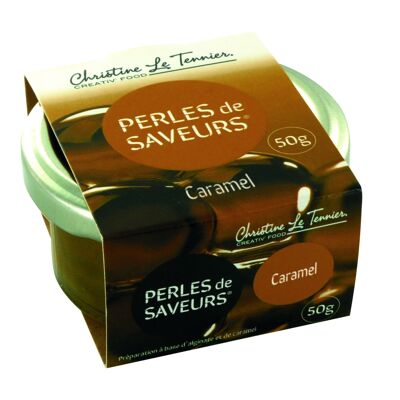 Perles de saveurs caramel