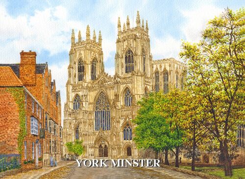 Fridge Magnet York Minister.