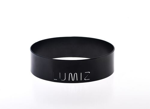 Lumiz metal ring S - 12 cm - black