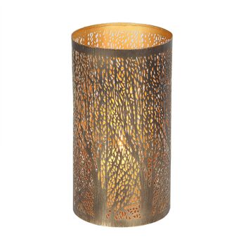 Lanterne design forêt - (H) 16 cm