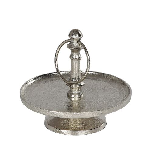 Etagere 1 Stufe in Silber