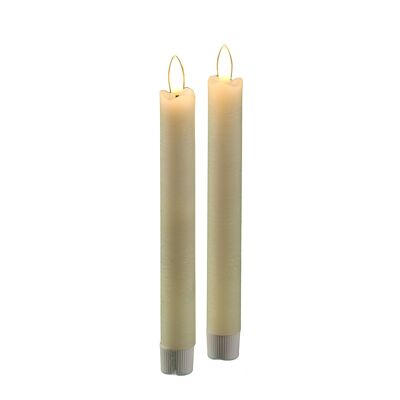 LED candles set of 2 20cm (FB 51018)