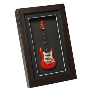 Guitare électrique dans cadre 22x14cm