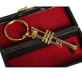 Porte-clés trompette 7cm