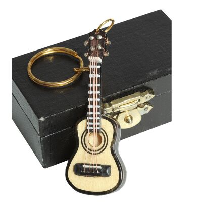 Llavero guitarra brillante 7cm