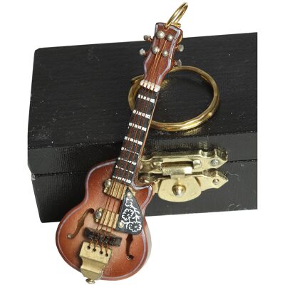 Western guitar keychain 7cm