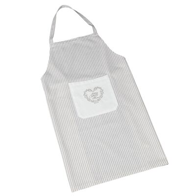Home Sweet Home - Apron White/Tan