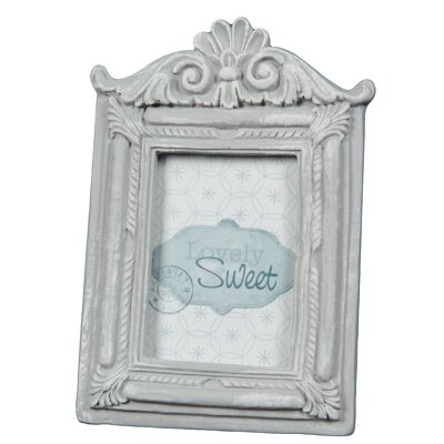 Picture frame ecking in gray - 13 x 9 cm